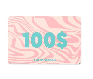 A gagner : 3 cartes cadeaux de 100$ chacune !