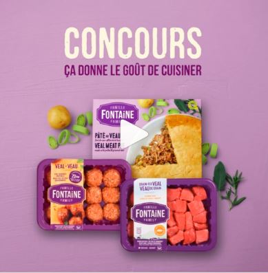Gagnez un panier rempli de veau Famille Fontaine !