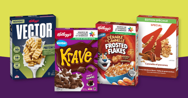 Boîtes de céréales Kellogg’s GRATUITES !