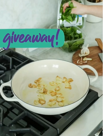 A gagner : 3 braisières Le Creuset + 3 x 1 mois de légumes verts !