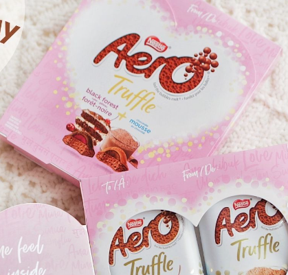 A gagner :DIX coffrets cadeaux de Truffes en chocolat Aero !