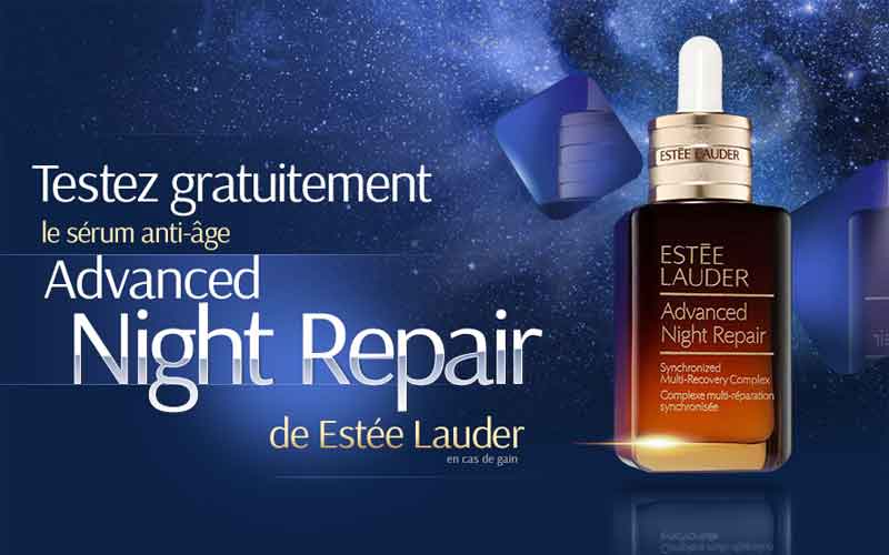 Obtenez des échantillons gratuits du Sérum Advanced Night Repair d’Estée Lauder !