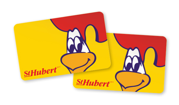Gagnez 9 cartes cadeaux St-Hubert de 200$ !