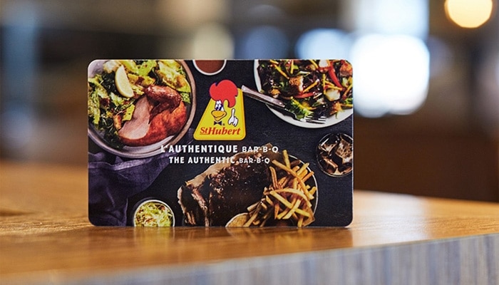 Gagnez 5 cartes cadeaux St-Hubert !