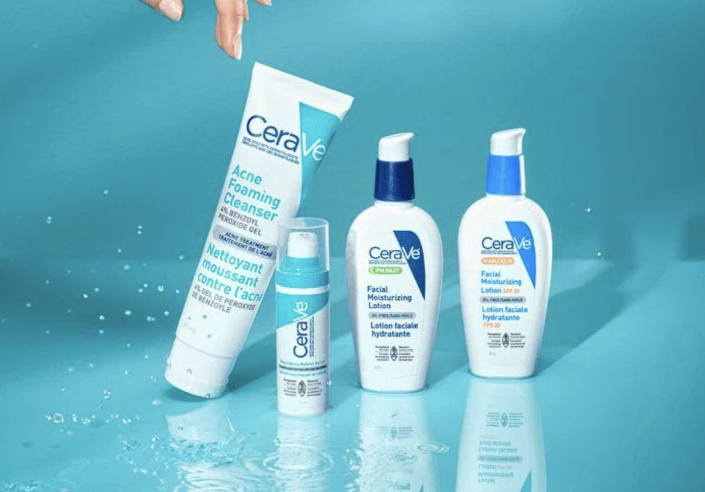 Échantillons gratuits du Nettoyant Moussant contre l’acné de CeraVe !