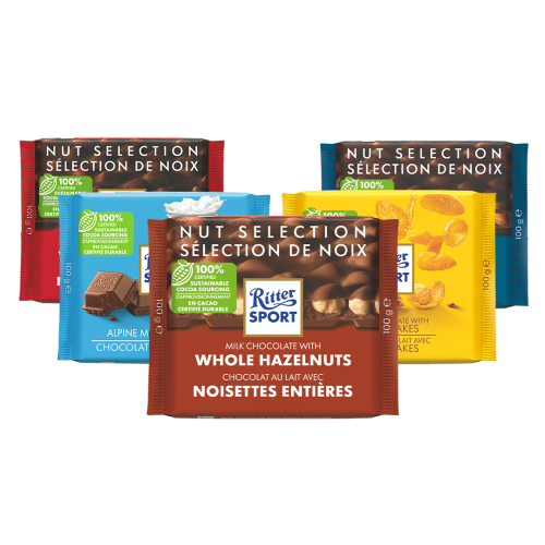 Testez gratuitement les tablettes de chocolat Ritter Sport !
