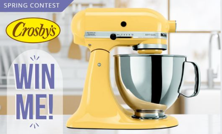Gagnez un mélangeur sur socle KitchenAid !