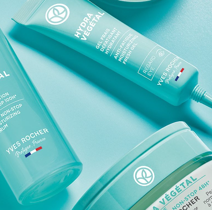 Tentez de gagner la gamme Innovation Hydra Végétal d’Yves Rocher