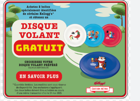 Nouveau :Obtenez 25 793 disques volants rétro Kellogg’s GRATUITS !