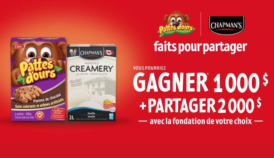 Gagnez une carte cadeau épicerie de 1000$ !