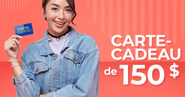 P&G: Remportez UNE carte prépayée de 150$