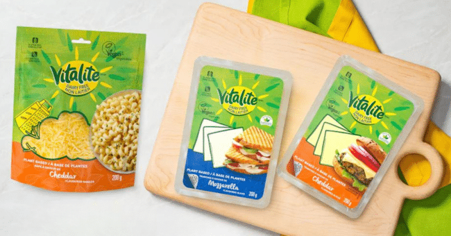 Obtenez gratuitement un emballage des Tranches à saveur de mozzarella de Vitalite