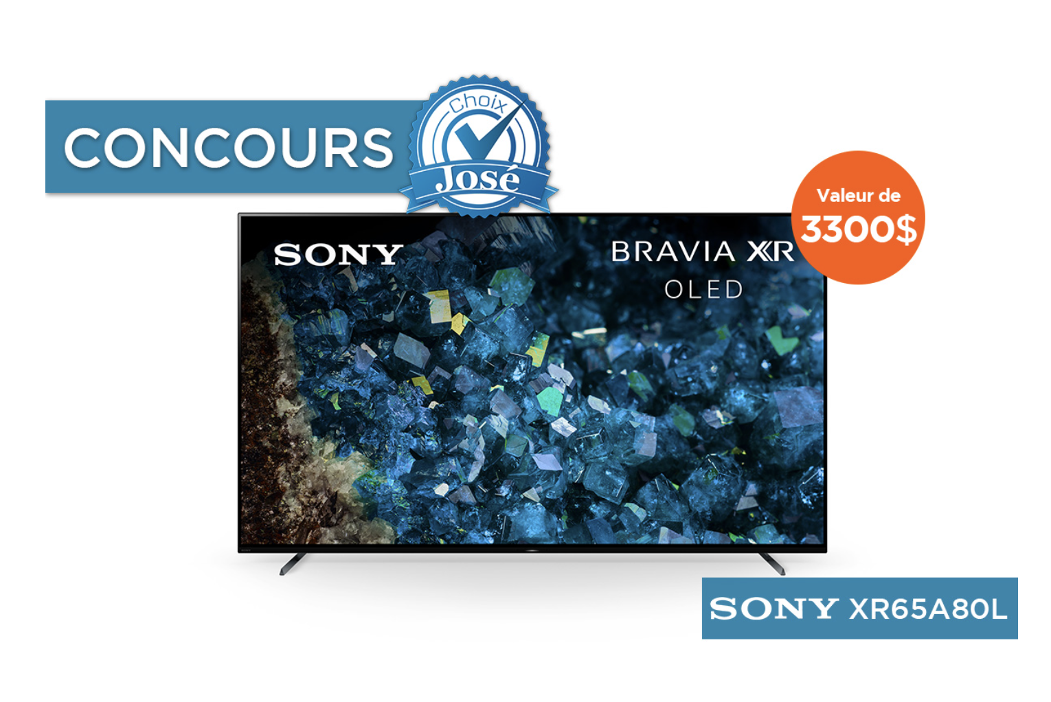 Gagnez un téléviseur Sony OLED 65 pouces de 3300$ !