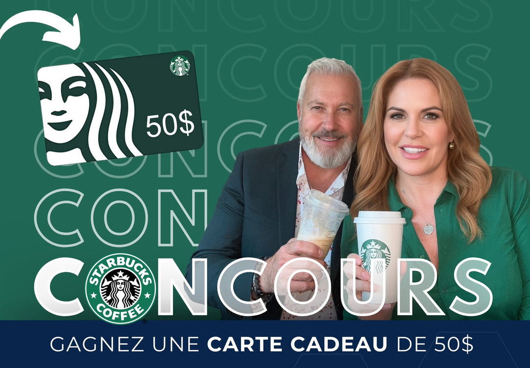 Gagnez une carte cadeau Starbucks de 50 dollars !
