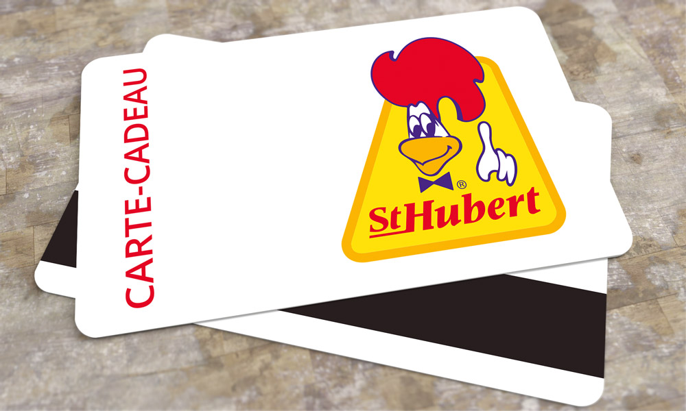 Gagnez 4 cartes cadeaux St-Hubert de 200$ !