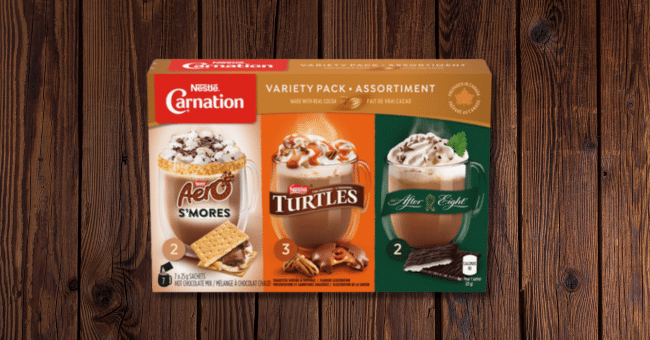 Obtenez un Mélange à chocolat chaud assorti Nestlé Carnation GRATUIT