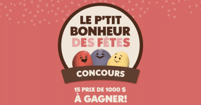 Gagnez 15 x 1000$ en épicerie pour votre famille