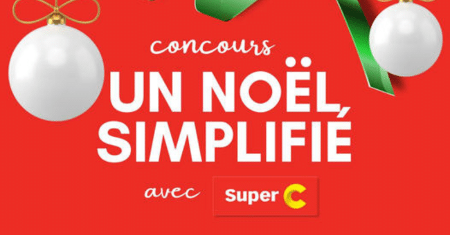 Gagnez 2 cartes cadeaux épicerie Super C de 500$
