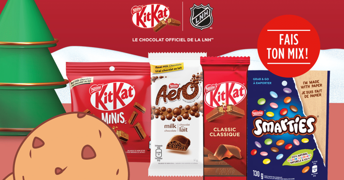 23 lots Kitkat de Nestlé à gagner