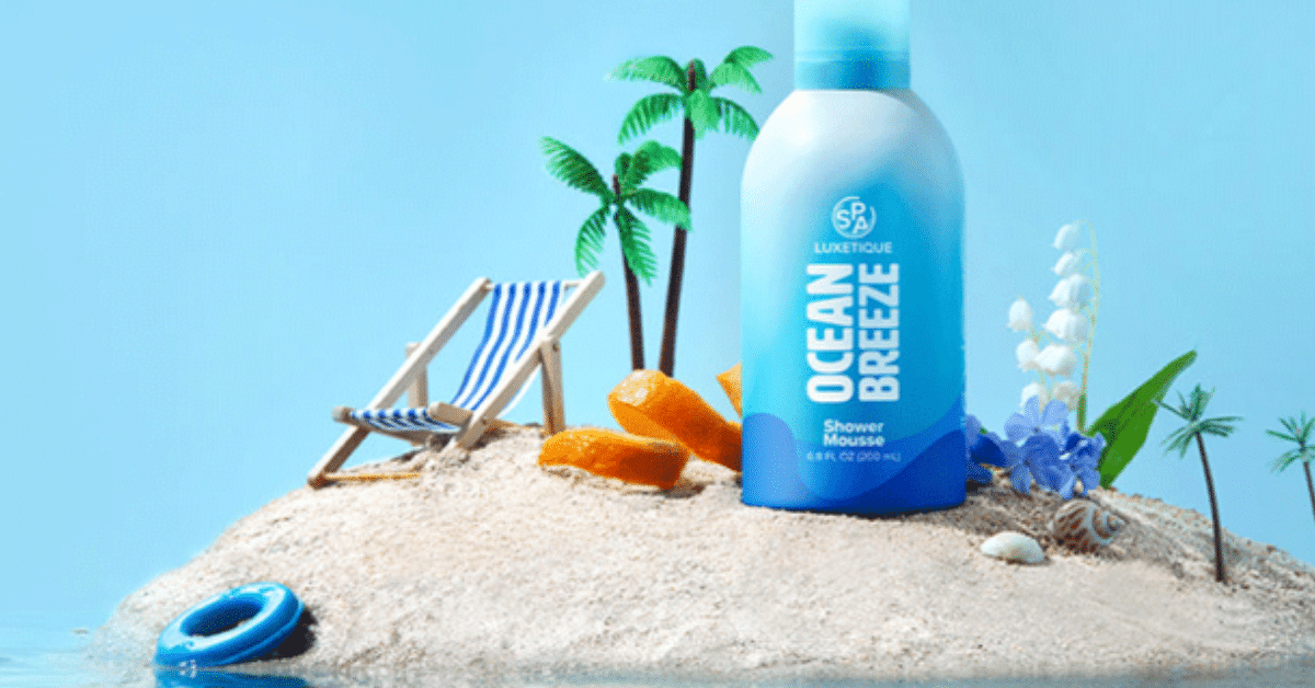 Echantillons gratuits de la mousse de douche Ocean Breeze Spa Luxetique