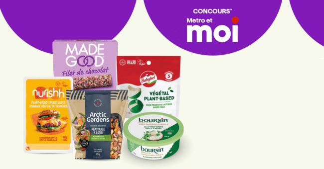 Gagnez 10 prix d’épicerie Metro de 500$