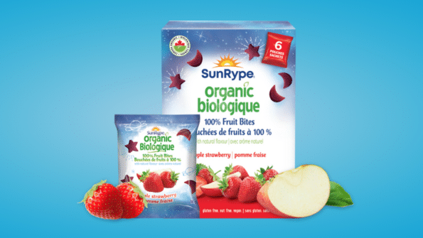 Échantillons gratuits des bouchées de fruits à 100% SunRype !