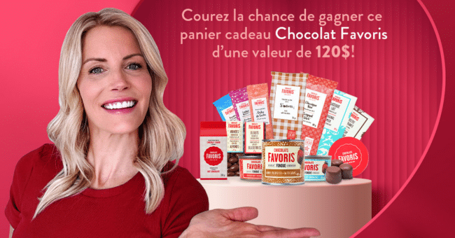 Remportez un panier cadeau Chocolat Favoris de 120$
