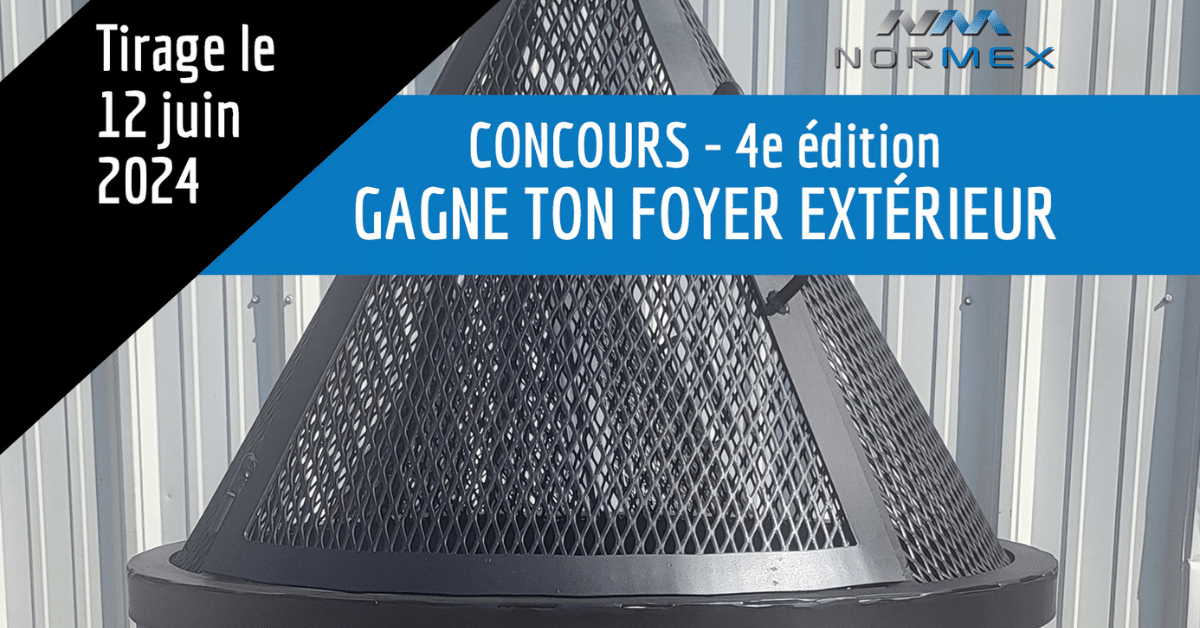 Concours: Gagnez un foyer extérieur rond de 30 pouces