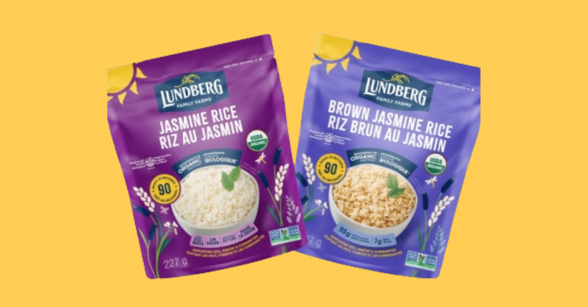 Testez gratuitement le riz au jasmin biologique de Lundberg Family Farms