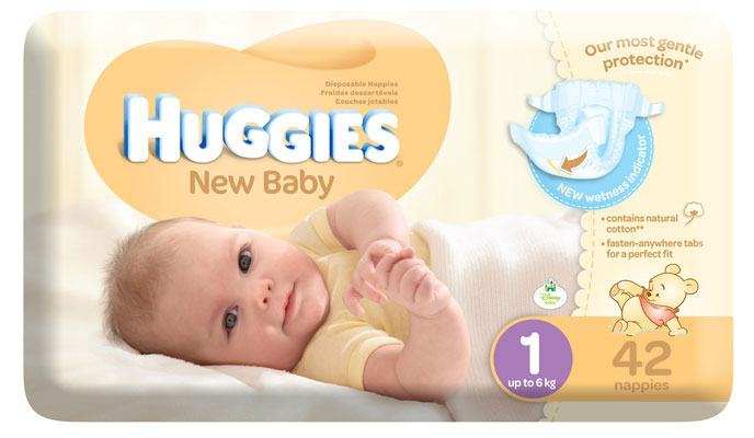 Recevez des couches Huggies GRATUITES !
