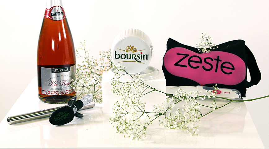 Un lot de cadeaux offert par Boursin à gagner !