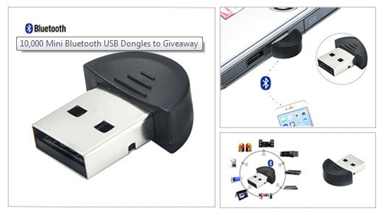 Obtenez un dongle Bluetooth USB GRATUIT !!
