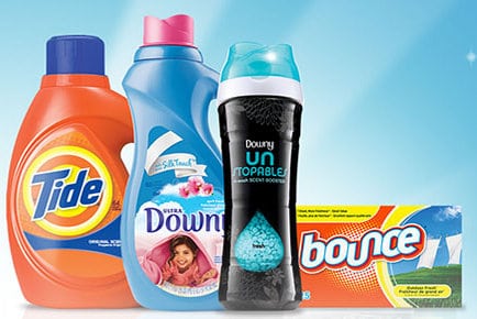 Coupon rabais : 3$ sur les produits Tide, Downy, Bounce ou Gain