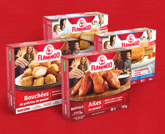 Poulet pané surgelés Flamingo à 3,99$ au lieu de 10,99$