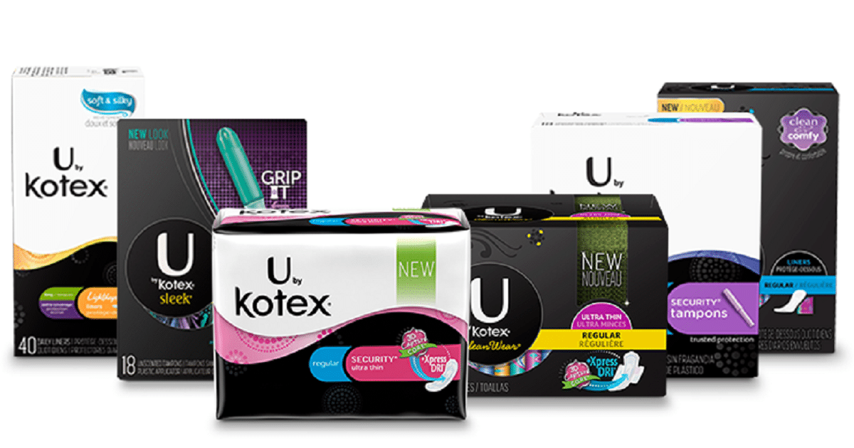 Obtenez des échantillons U by Kotex GRATUITS!