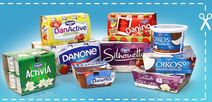 50$ en coupons rabais pour les produits Danone