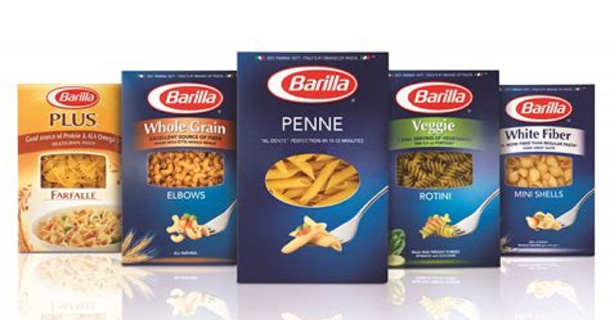Pâtes alimentaire Barilla à 88¢ §