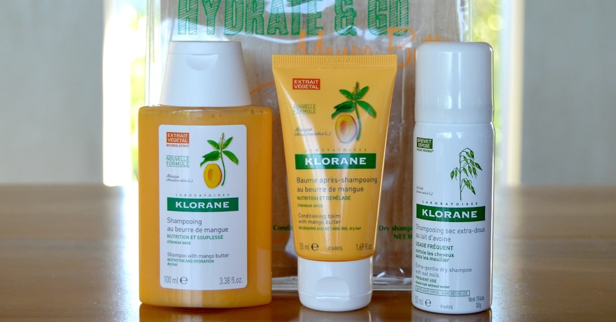 Échantillosn GRATUITS du shampoing au beurre de mangue Klorane + Apres-shampoing
