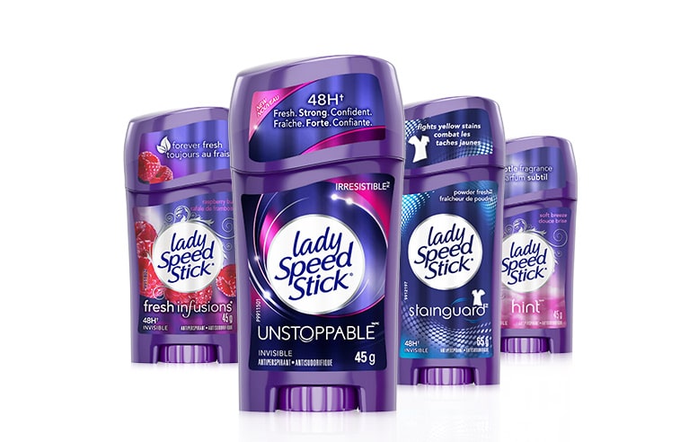 Obtenez un déodorant Lady Speedstick à 0.74$