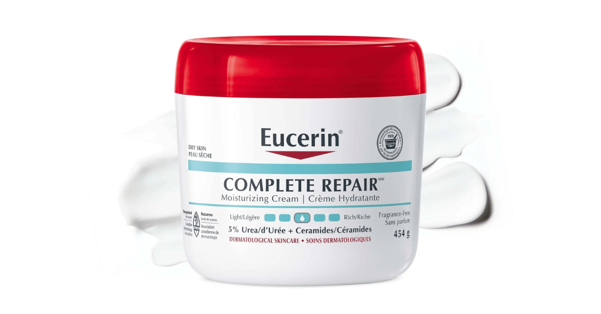 Découvrez la crème Eucerin Complete Repair avec un échantillon gratuit !