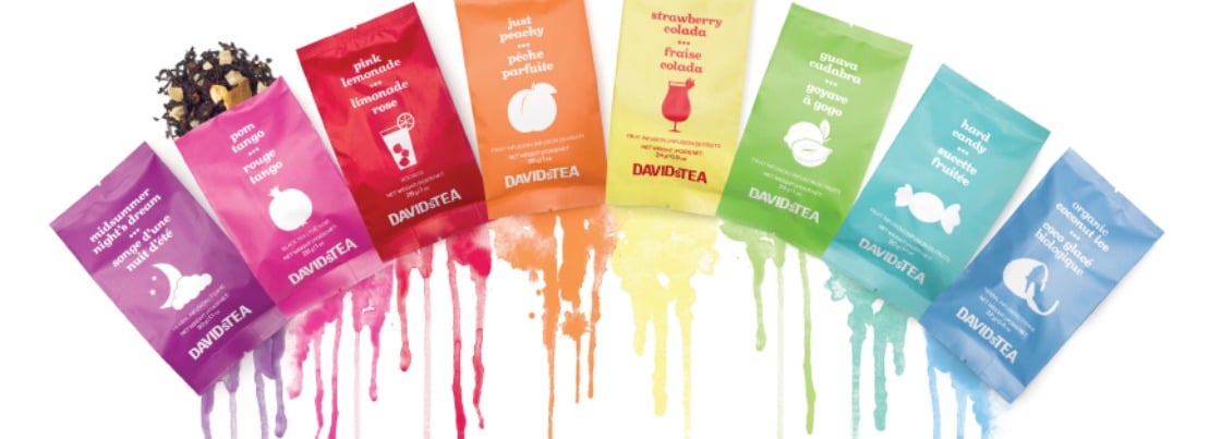 Un échantion gratuit du thé dans les boutiques David’s tea!
