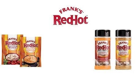Nouveaux coupons rabais Franck’s RedHot à imprimer