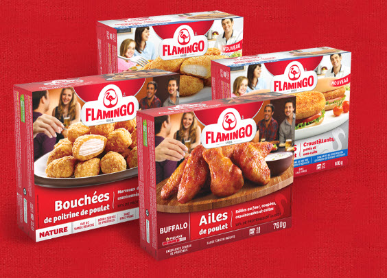 Nouveau  coupon rabais de 3$ sur les produits surgelés de Flamingo! 